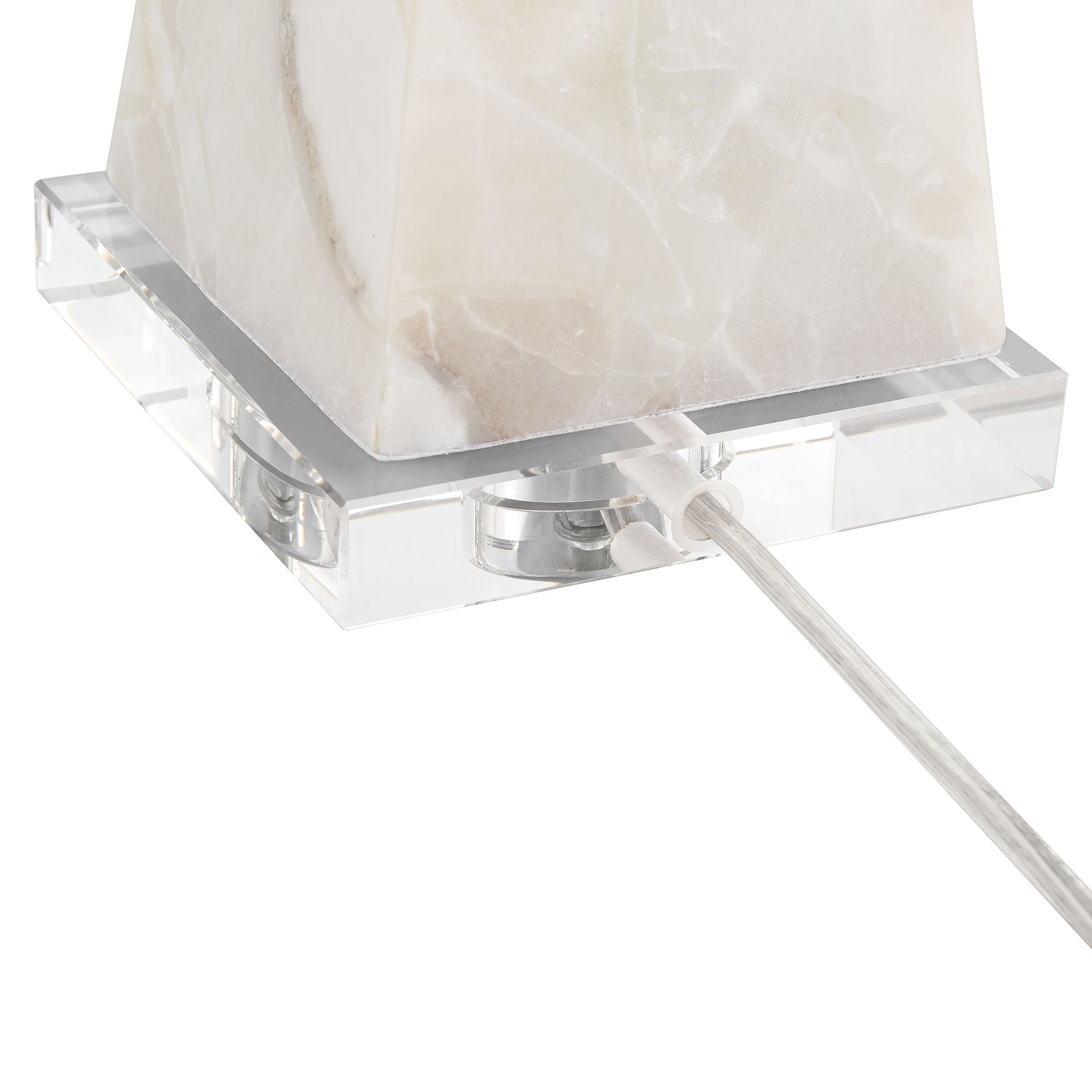 Image 7 Possini Euro Marcy 28" High Alabaster Table Lamp more views