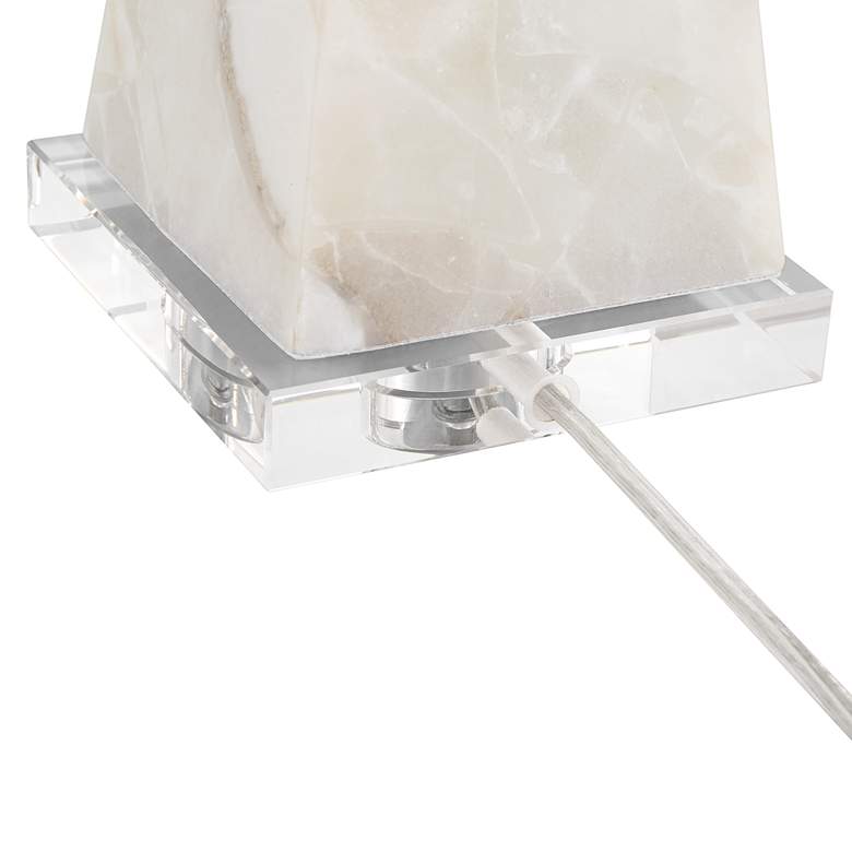 Image 7 Possini Euro Marcy 28" High Alabaster Table Lamp more views
