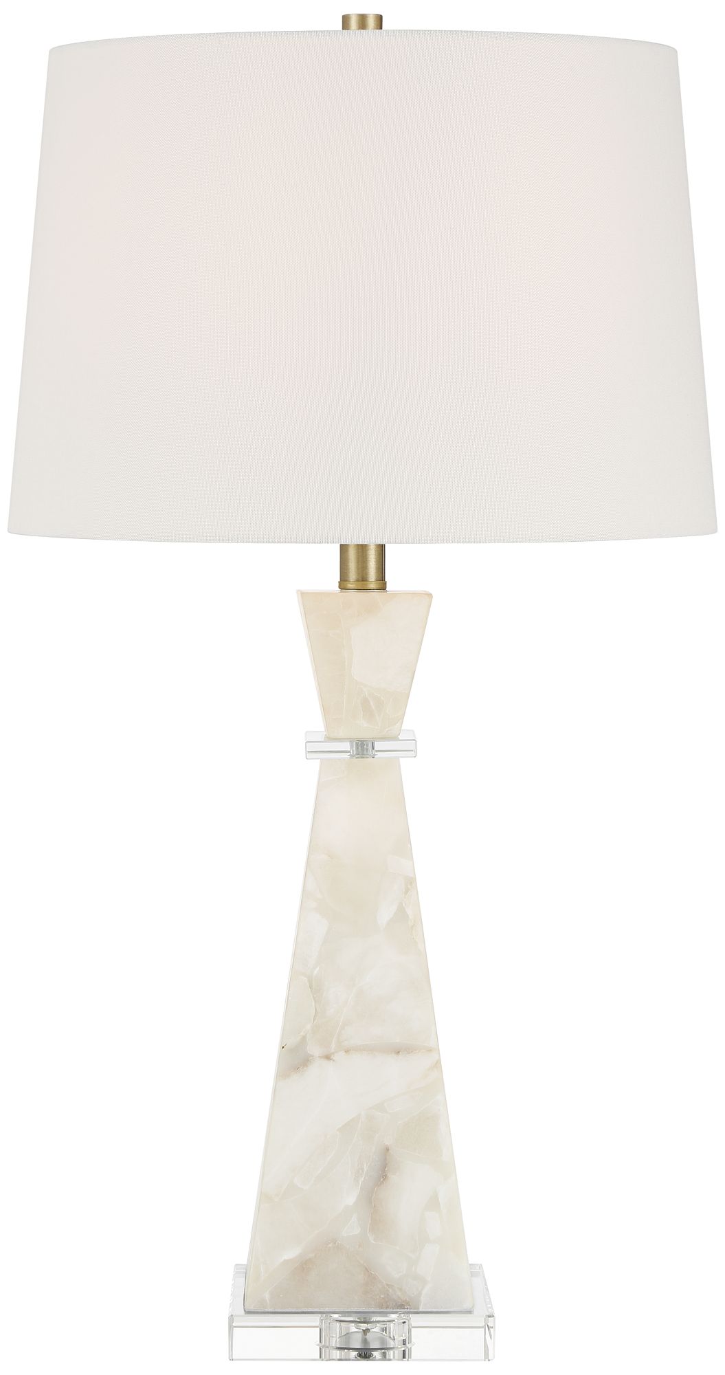 Possini Euro Marcy 28" High Alabaster Table Lamp