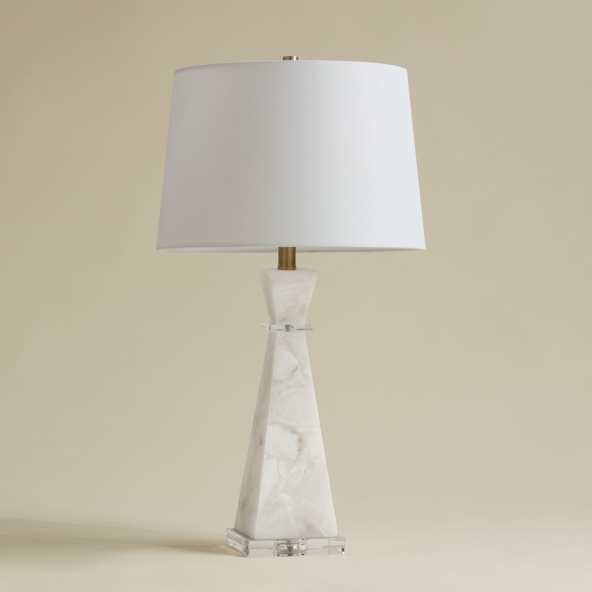 Possini Euro Marcy 28" High Alabaster Table Lamp in scene