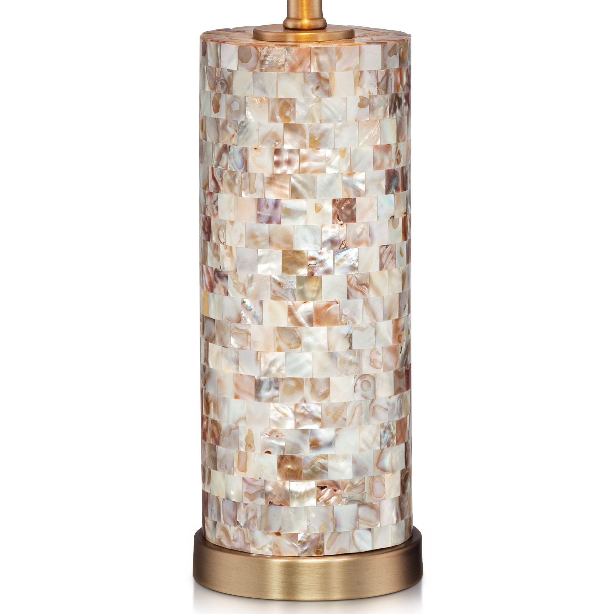 Image 4 Possini Euro Margaret 23" Mother of Pearl Tile Table Lamps Set of 2 more views
