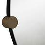 3_Possini Euro Marken 29" x 36" Champagne 3 Knob Wall Mirror more views