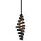 Possini Euro Marlo 6" Wide Bronze Spirals Mini Pendant Light