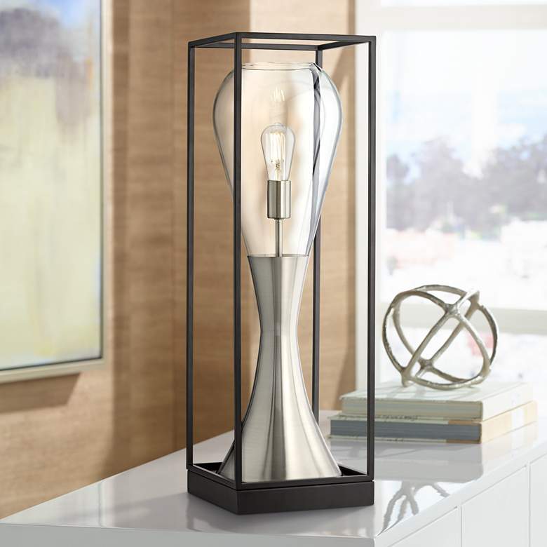 Image 1 Possini Euro Martin Modern LED Console Table Lamp