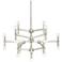 Possini Euro Marya 32" Brushed Nickel 24-Light Modern Chandelier