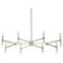 Possini Euro Marya 37 3/4" Brushed Nickel 16-Light Modern Chandelier