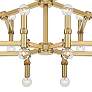 4_Possini Euro Marya 41 1/2" Wide Modern Satin Brass 48-Light Chandelier more views