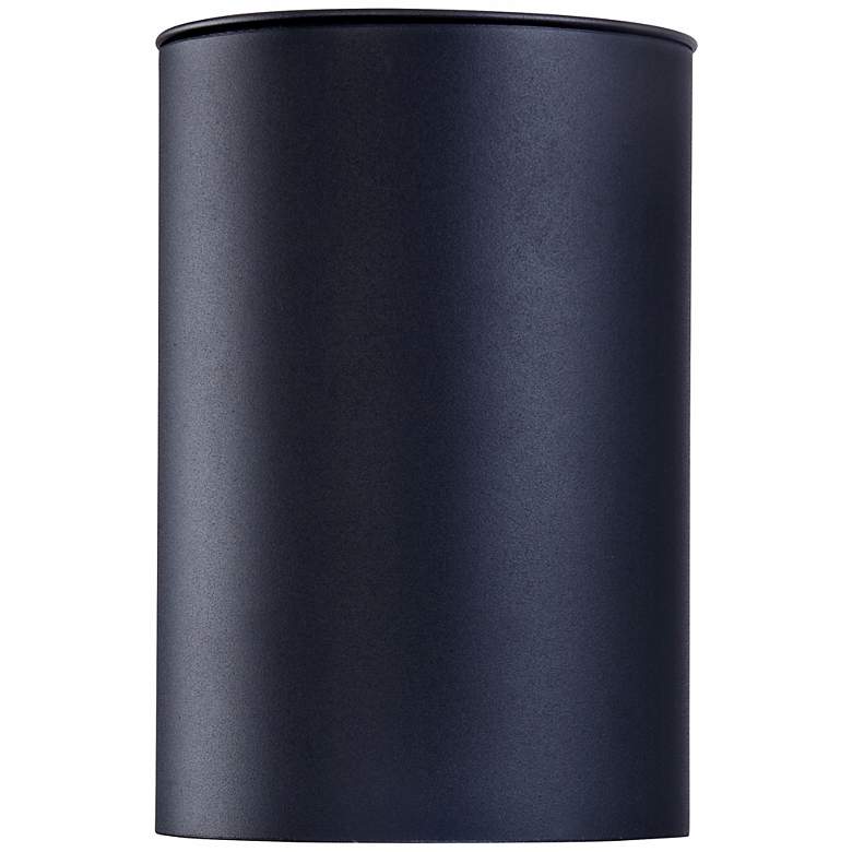 Image 3 Possini Euro Matthis 7 1/2" High Modern Black LED Downlight Wall Light more views
