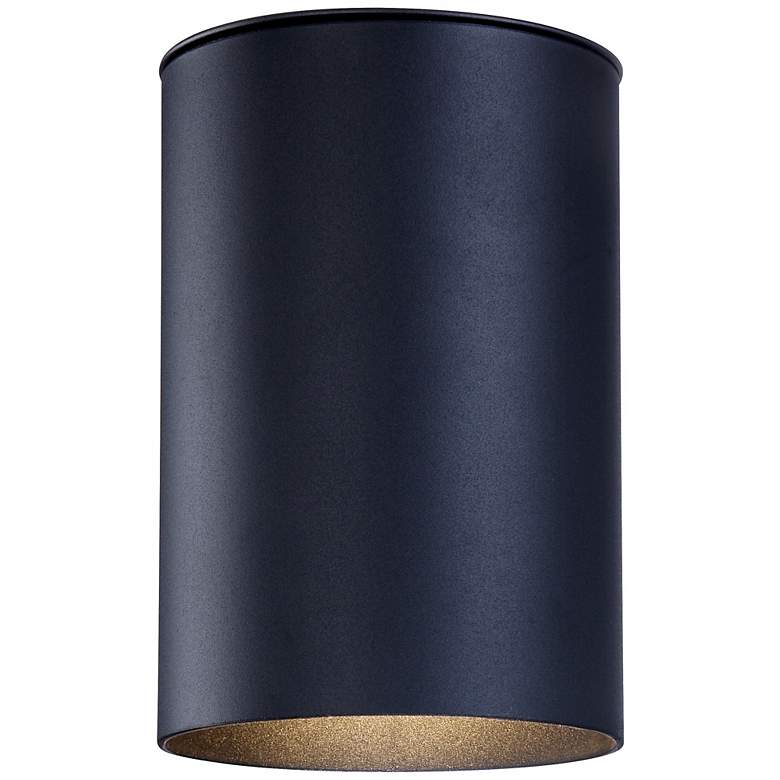 Image 4 Possini Euro Matthis 7 1/2" High Modern Black LED Downlight Wall Light more views