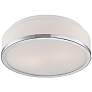Thumbnail2 of Possini Euro Mavis 10 1/4" Wide Opal Glass Ceiling Light