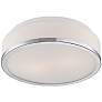 Possini Euro Mavis 10 1/4" Wide Opal Glass Ceiling Light