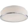 Thumbnail3 of Possini Euro Mavis 10 1/4" Wide Opal Glass Ceiling Light more views
