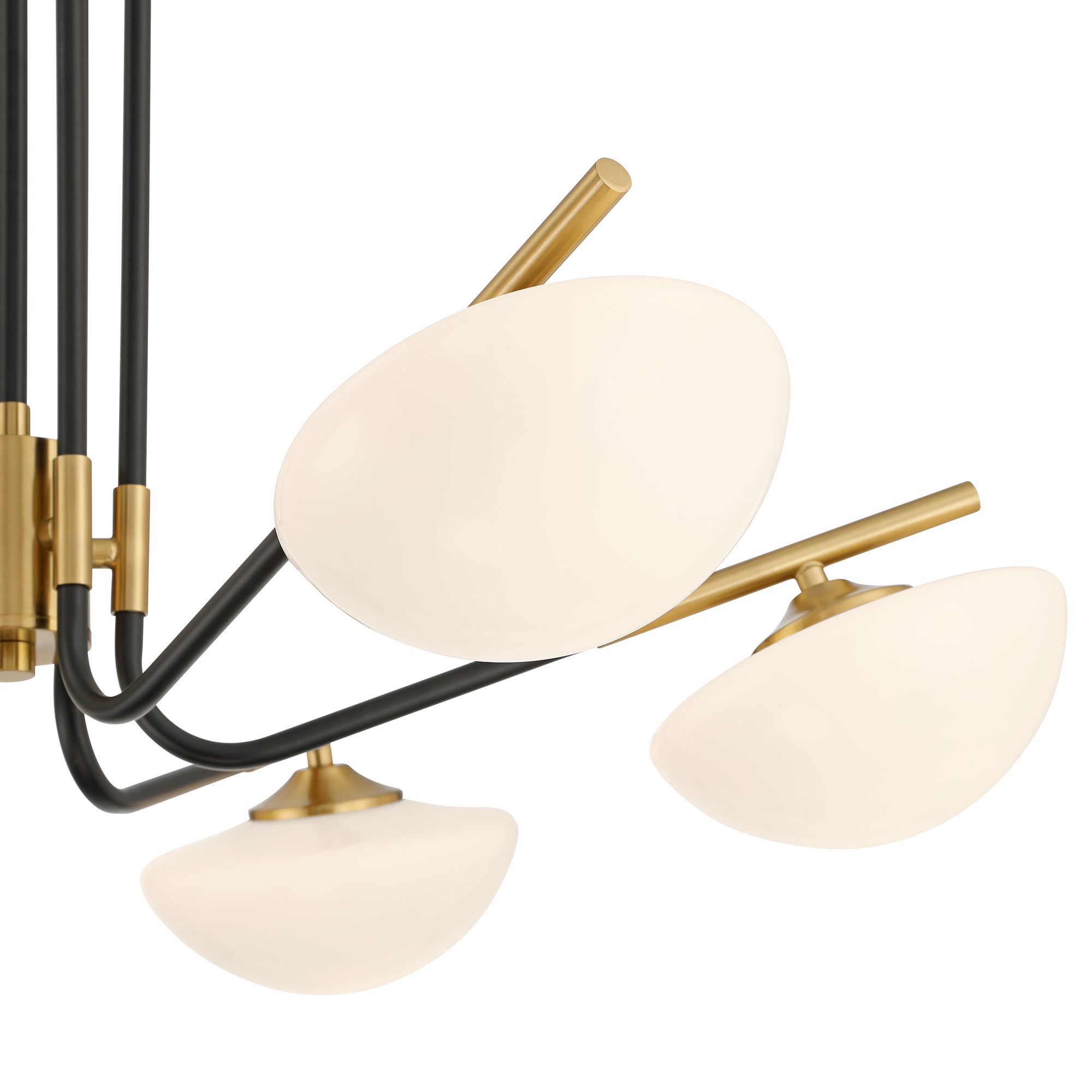 Image 4 Possini Euro Maximus 32" Wide Soft Gold 6-Light Shade Chandelier more views