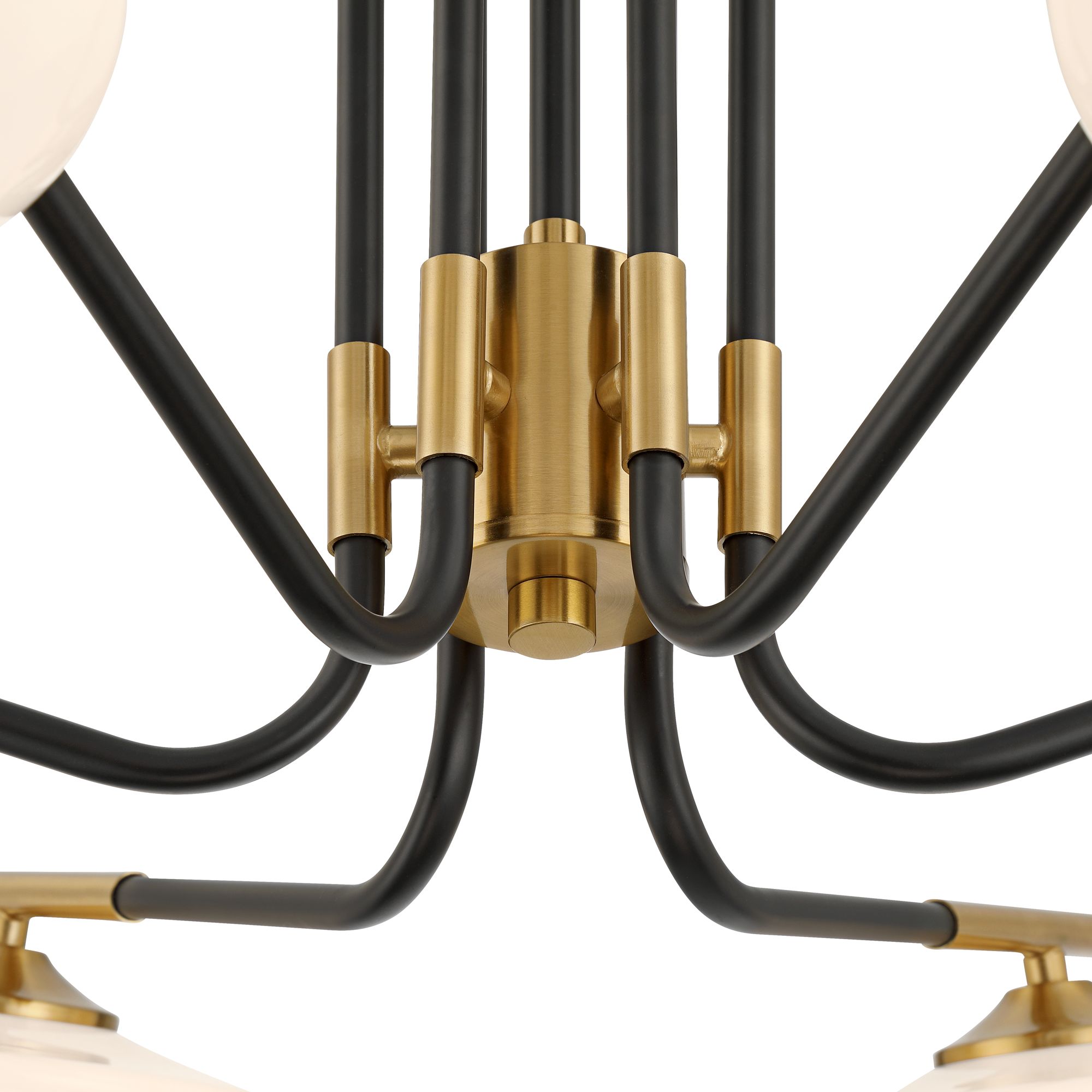 Image 5 Possini Euro Maximus 32" Wide Soft Gold 6-Light Shade Chandelier more views