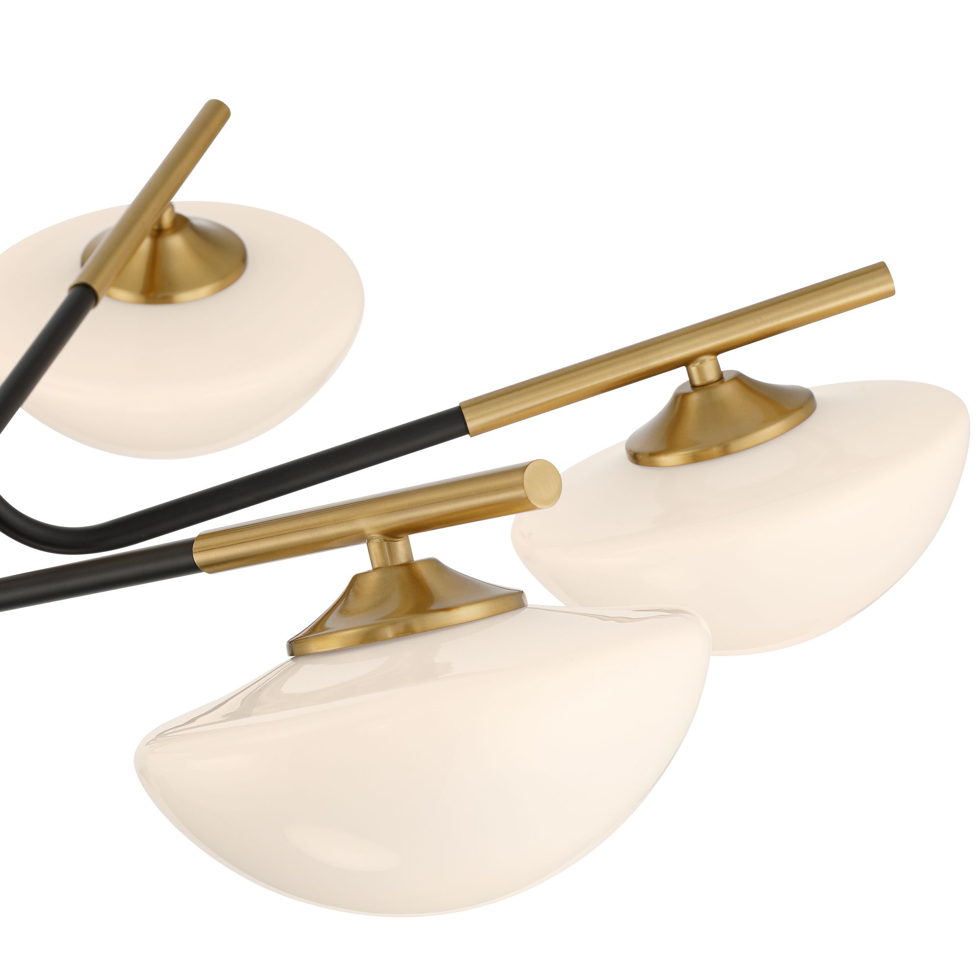 Image 6 Possini Euro Maximus 32" Wide Soft Gold Black 6-Light Pendant Light more views