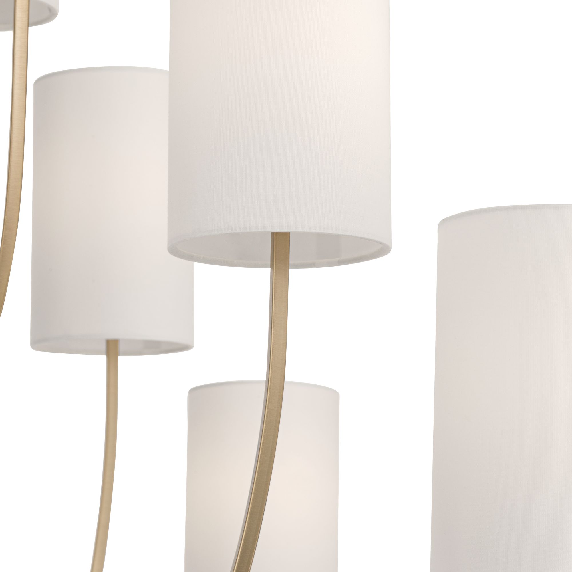 Image 4 Possini Euro Maxine 40 1/4" Wide Matte Brass 12 Light Large Chandelier more views