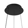 6_Possini Euro McKenna 26 1/2" Sand Black Modern LED Rings Pendant Light more views