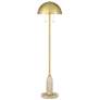 2_Possini Euro Medbury 61 1/2" High Brass Dome Modern Floor Lamp