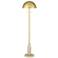 Possini Euro Medbury 61 1/2" High Brass Dome Modern Floor Lamp