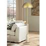 1_Possini Euro Medbury 61 1/2" High Brass Dome Modern Floor Lamp