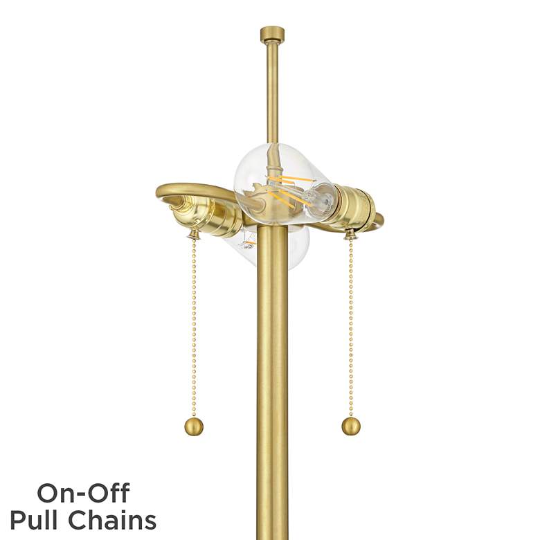 Image 5 Possini Euro Medbury 61 1/2" High Brass Dome Modern Floor Lamp more views