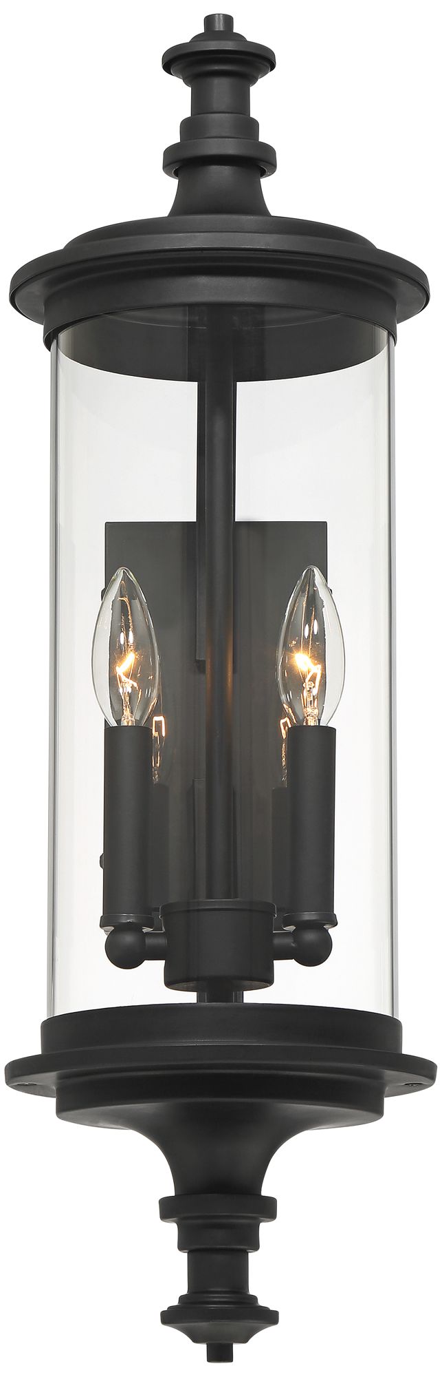 Image 3 Possini Euro Medici 24 1/2" Black 2-Light Outdoor Wall Light Set of 2 more views