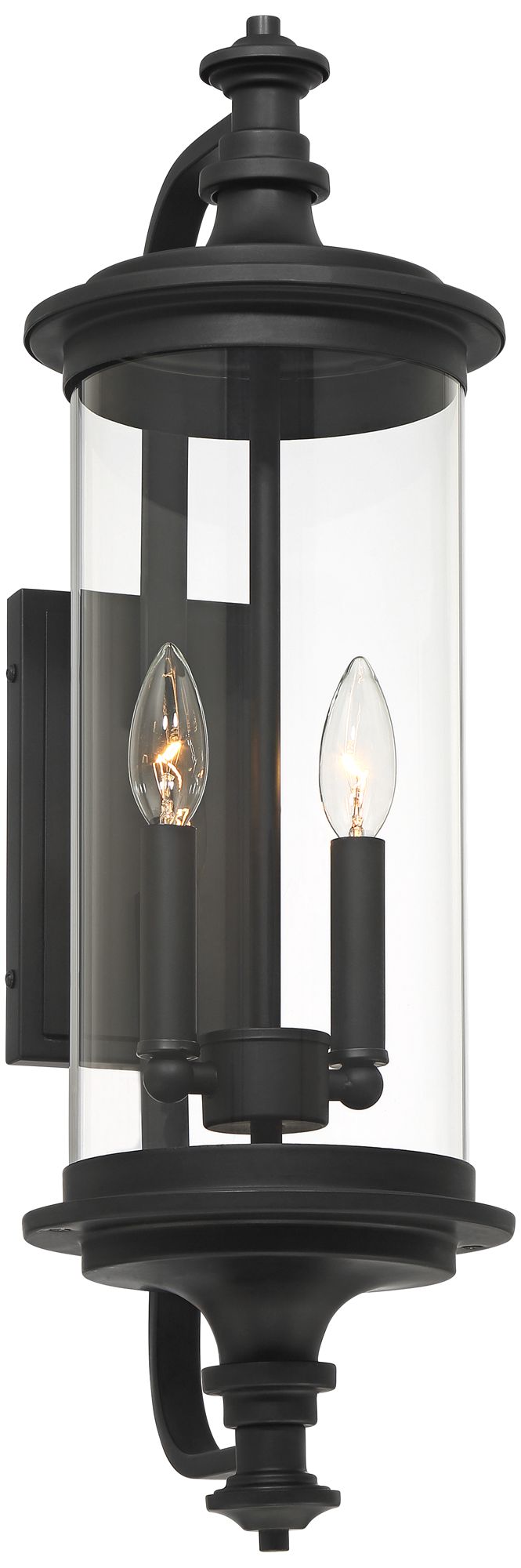 Image 5 Possini Euro Medici 24 1/2" Black 2-Light Outdoor Wall Light Set of 2 more views