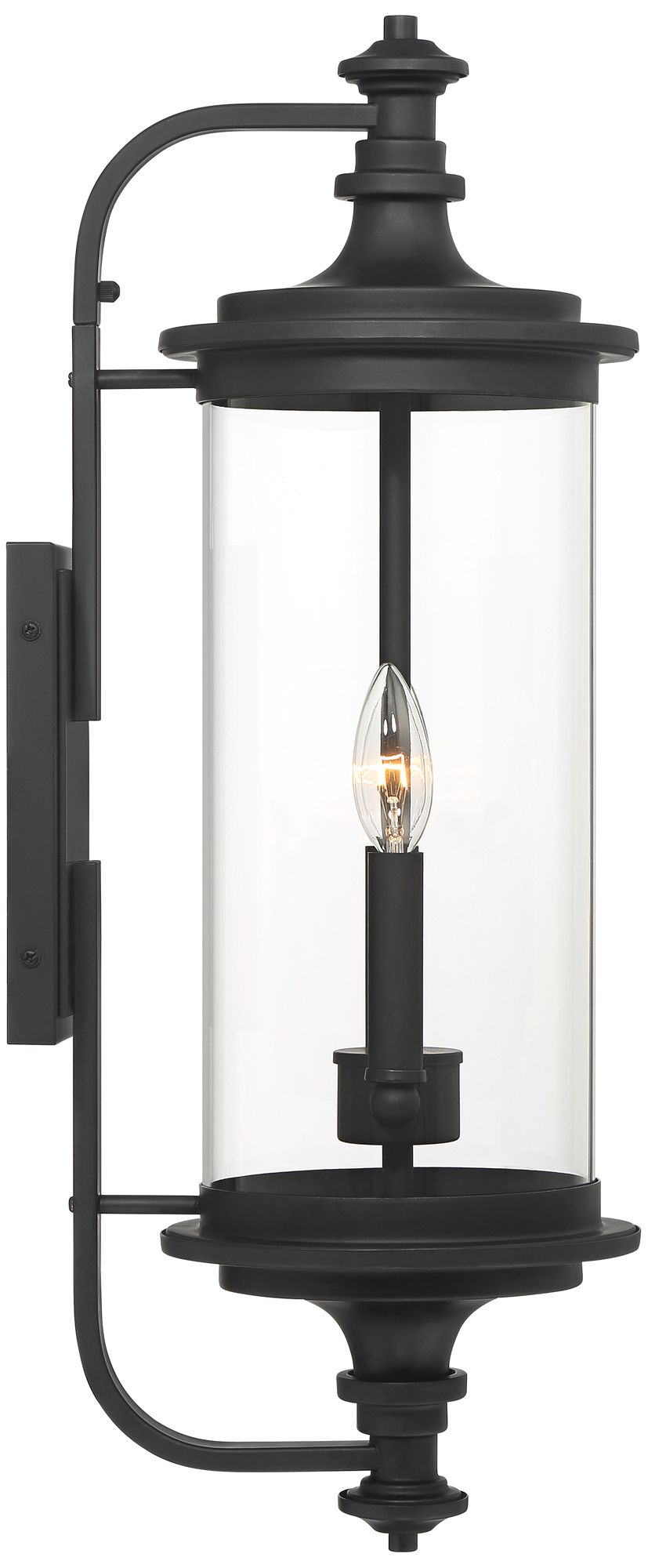 Image 6 Possini Euro Medici 24 1/2" Black 2-Light Outdoor Wall Light Set of 2 more views