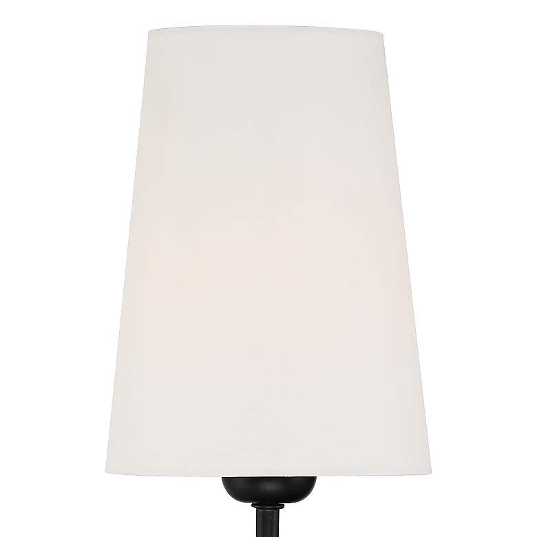 Image 3 Possini Euro Melody 19 1/2" High Black 2-Light Wall Sconce Set of 2 more views
