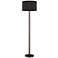 Possini Euro Meridian 72" Bronze Black Light Blaster Floor Lamp
