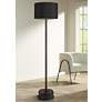 1_Possini Euro Meridian 76 3/8" Light Blaster Floor Lamp with Riser