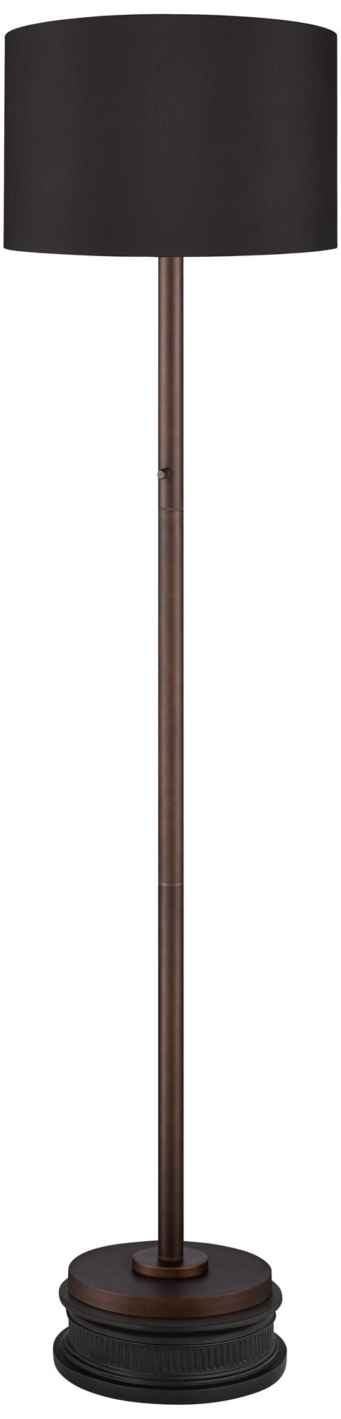 Image 2 Possini Euro Meridian 76 3/8" Light Blaster Floor Lamp with Riser