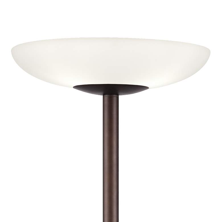 Image 2 Possini Euro Meridian Light Blaster 4-Light Torchiere Lamp with Riser more views