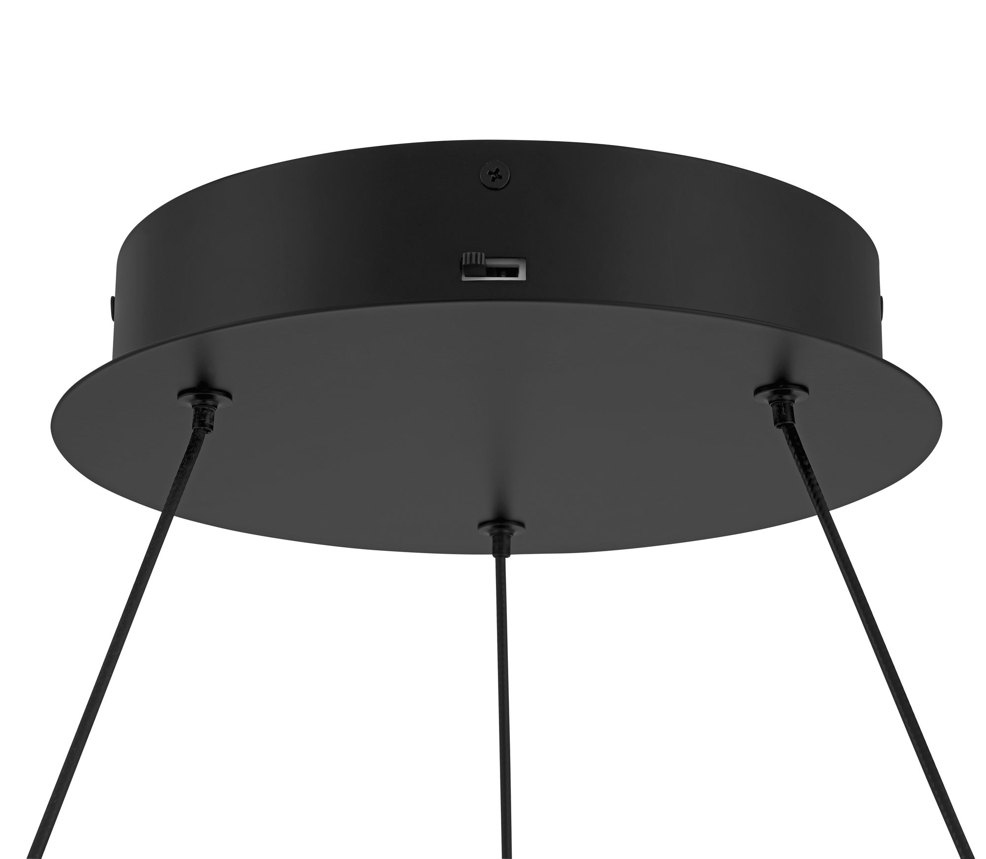 Image 7 Possini Euro Messina 28" Wide Gold and Matte Black LED Ring Chandelier more views