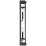 7_Possini Euro Metrix 30" Black 4-Light Rectangular Outdoor Wall Light more views
