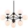 Possini Euro Metro 24 1/2"W 9-Light Dark Brown Chandelier