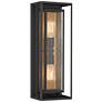 2_Possini Euro Metropolis 22" High Black Gold Modern Wall Sconce