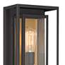 3_Possini Euro Metropolis 22" High Black Gold Modern Wall Sconce more views