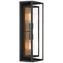 5_Possini Euro Metropolis 22" High Black Gold Modern Wall Sconce more views