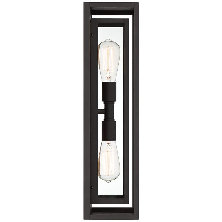 Image 6 Possini Euro Metropolis 22" High Black Gold Modern Wall Sconce more views