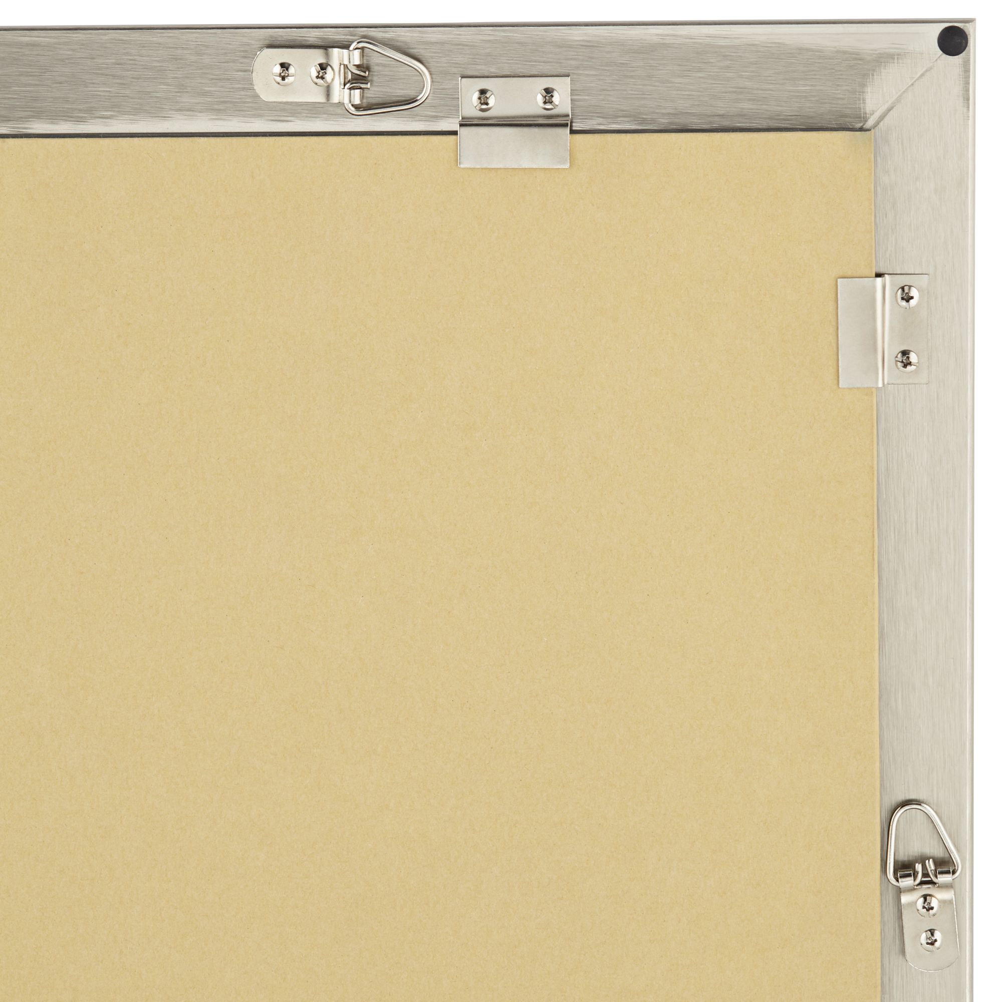 Image 5 Possini Euro Metzeo 22" x 33" Brushed Nickel Wall Mirror more views