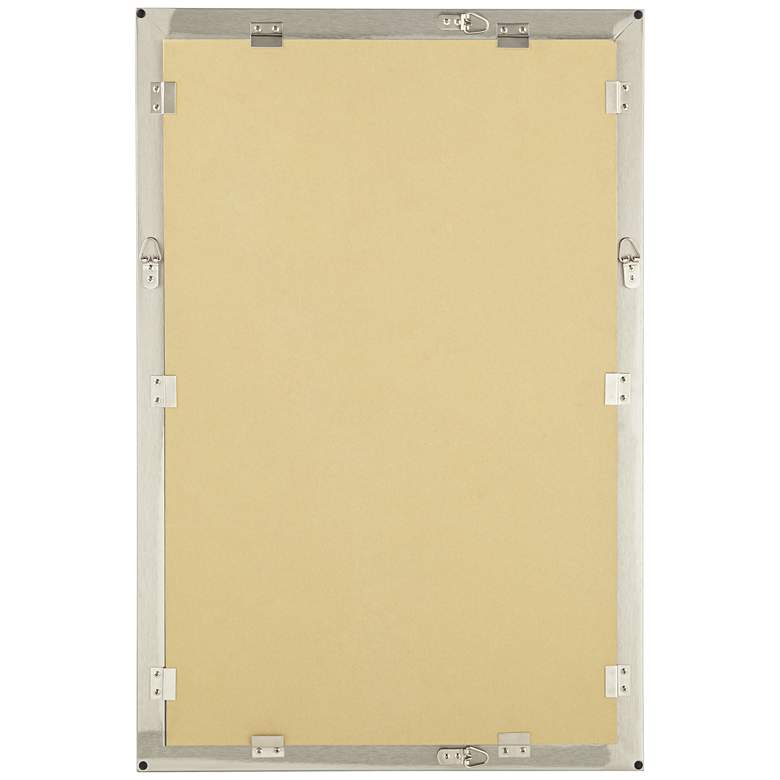 Image 7 Possini Euro Metzeo 33" x 22" Brushed Nickel Wall Mirror more views