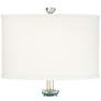 Thumbnail4 of Possini Euro Mia 25" Hand-Crafted Blue Drip Ceramic Table Lamp more views