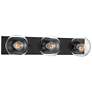 5_Possini Euro Michaelis 26" Wide Black 3-Light Bath Light more views