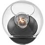 5_Possini Euro Michaelis 6 1/4" High Black Wall Sconce more views