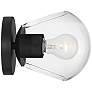 7_Possini Euro Michaelis 6 1/4" High Black Wall Sconce more views