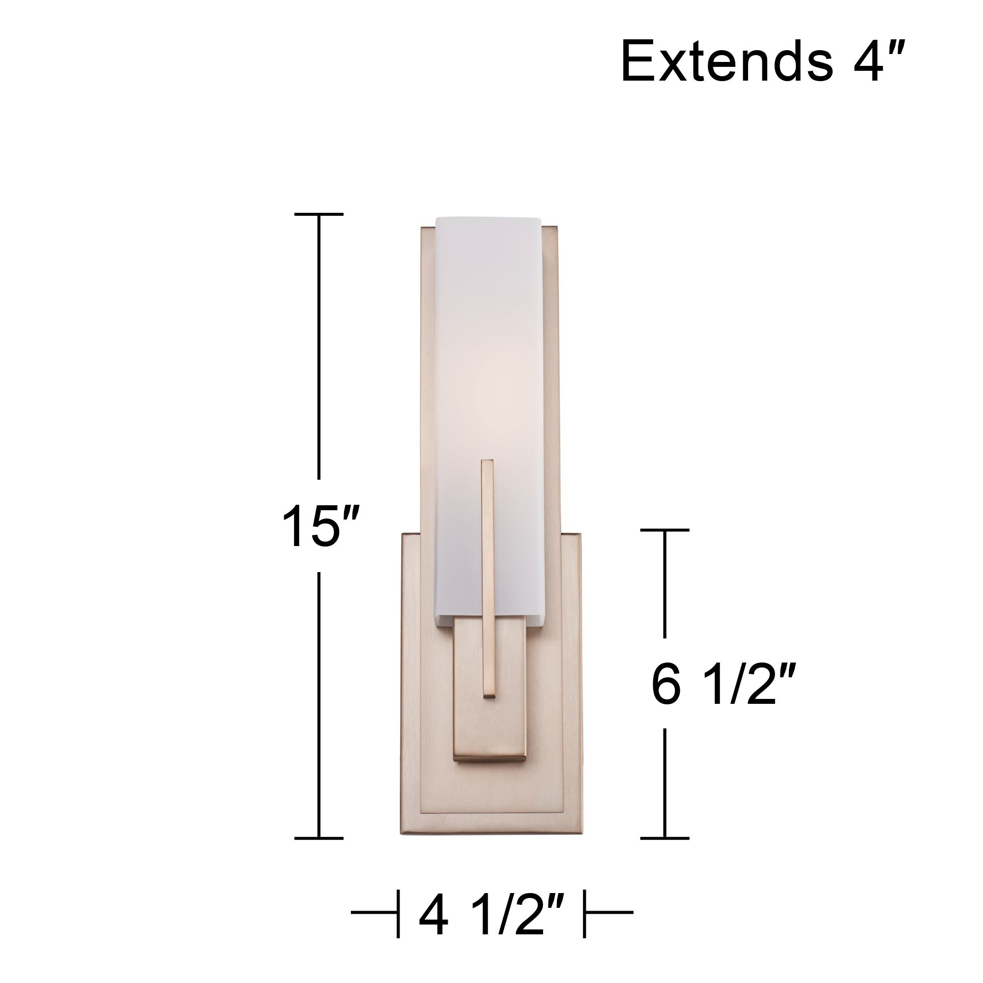 Possini Euro Midtown 15" High White and Brass Wall Sconces Set of 2 in scene
