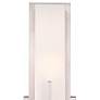 Possini Euro Midtown 15" Nickel and White Glass Modern Wall Sconce in scene
