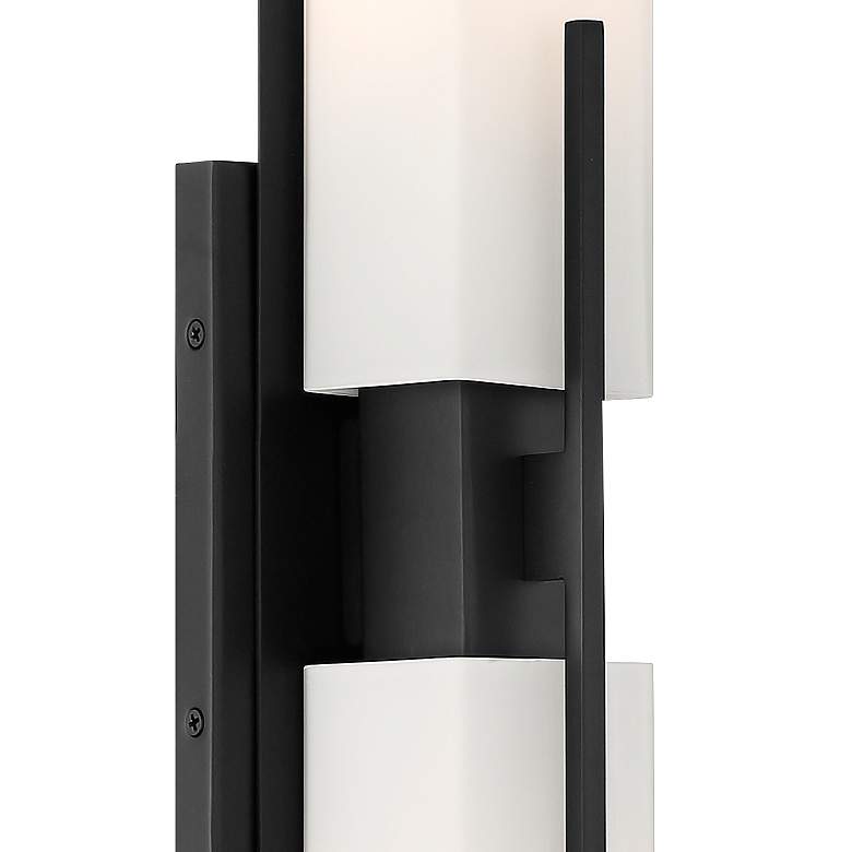 Image 3 Possini Euro Midtown 23 1/2" Black Bath Bar Light Fixture Set of 2 more views
