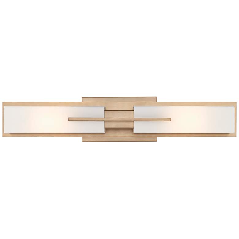 Image 4 Possini Euro Midtown 23 1/2" High Burnished Brass Bath Light Set of 2 more views